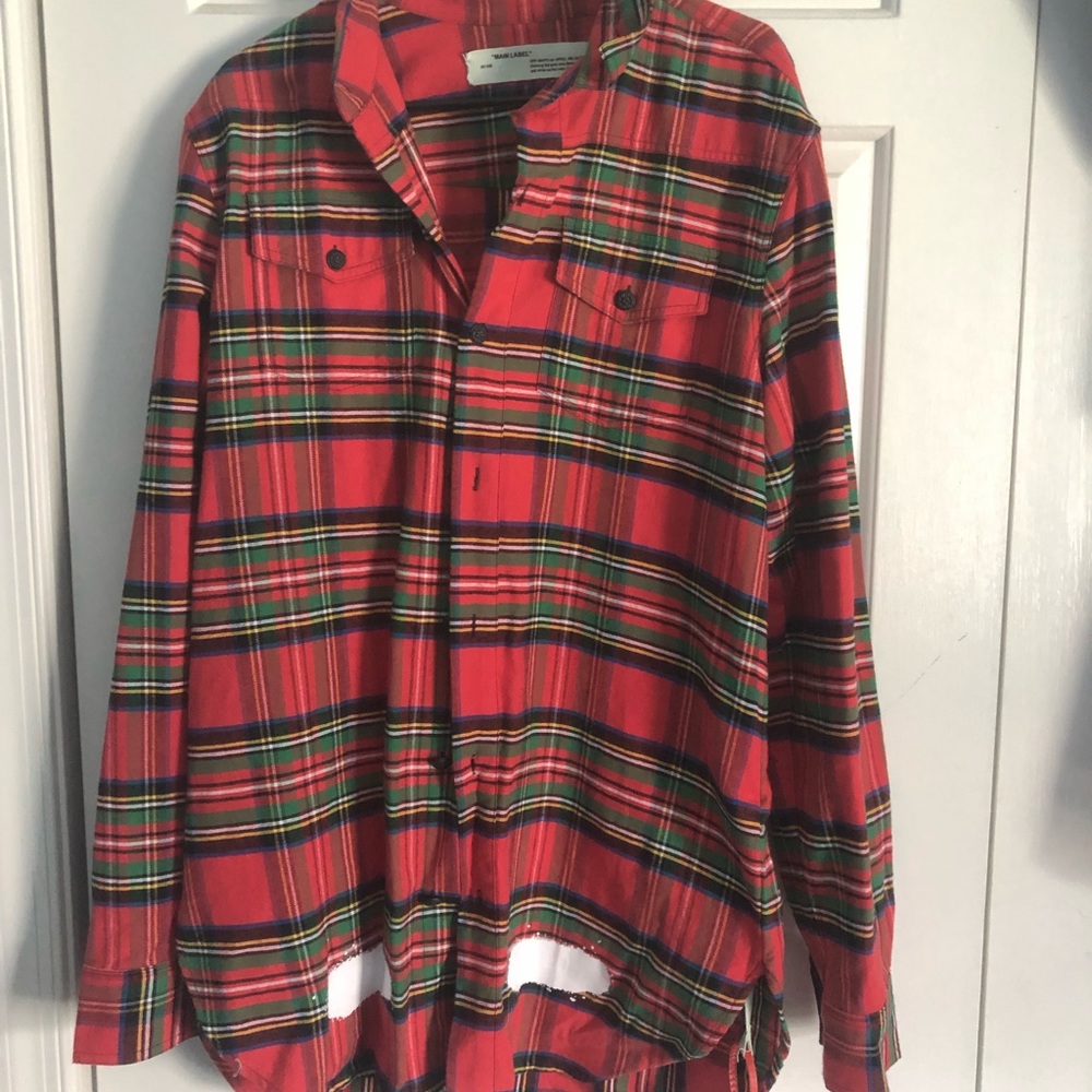 **SOLD** Off White Flannel